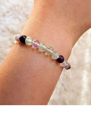 Florit Doğal Taş Bileklik 8mm