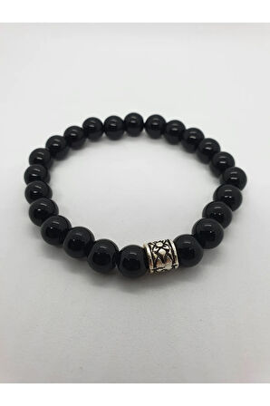 Doğal Akik Taşı Bileklik 8 mm