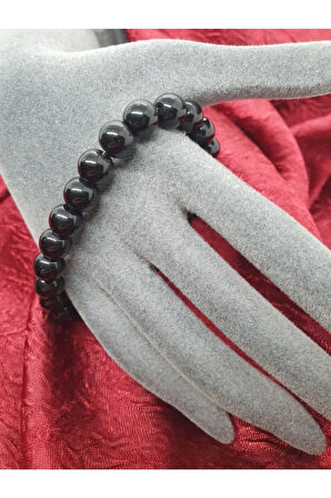 Doğal Akik Taşı Bileklik 8 mm