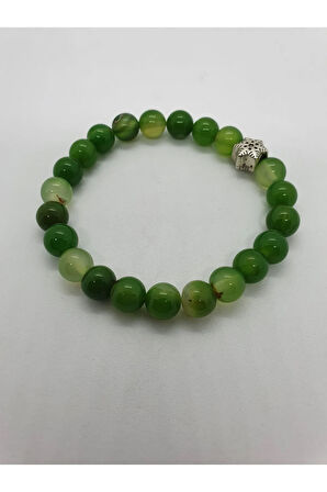 Doğal Akik Taşı Bileklik 8 mm