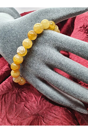 Doğal Akik Taşı Bileklik 8 mm