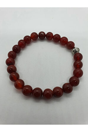 Doğal Akik Taşı Bileklik 8 mm