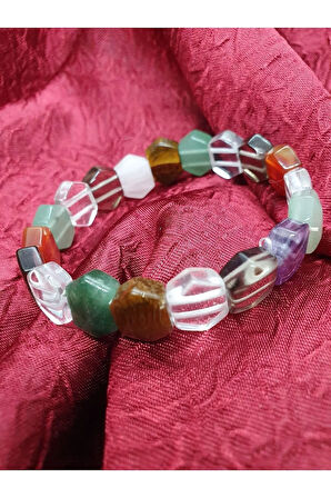 Doğal Çakra Taşı Rolex Bileklik