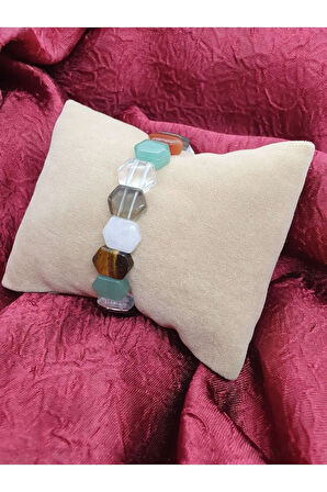 Doğal Çakra Taşı Rolex Bileklik