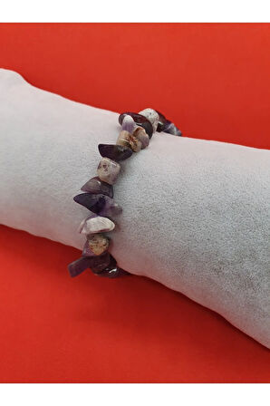 Ametist Doğal Taş Bileklik