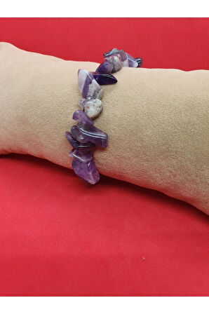Ametist Doğal Taş Bileklik