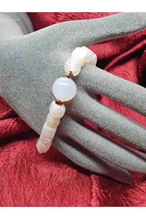 Doğal Taş Akik Taşı Tasarım Bileklik