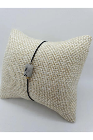 Rutil Kuvars Melek Saçı Doğal Taşlı Bileklik