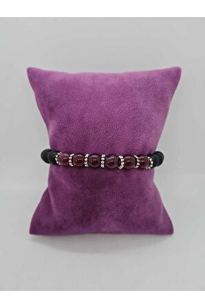 Akik Oniks Doğal Taş Bileklik