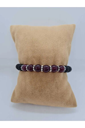 Akik Oniks Doğal Taş Bileklik