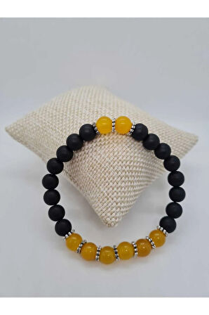 Akik ve Oniks Doğal Taş Bileklik