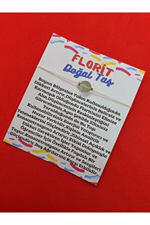 Florit Doğal Taş Bileklik