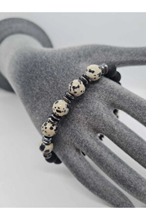 Jasper , Hematit , Oniks Doğal Taş Bileklik Tasarım