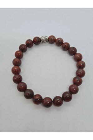 Jasper Doğal Taş Bileklik 8 mm