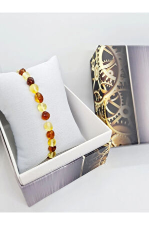 Doğal Yetişkin Kehribar Bileklik