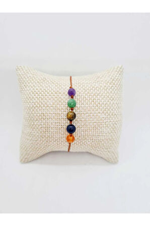 Sertifikalı Özel Tasarım Doğal Taş Oğlak Burcu Bileklik Ametist Aventurin Kaplan Gözü Lapis Akik