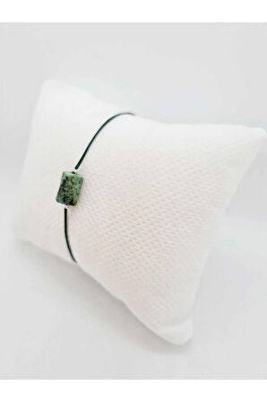 Unisex Sertifikalı Krizopras Doğal Taş Bileklik Aaa Kalite