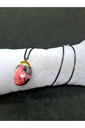 Turmalin Taşı Doğal Taş Kolye