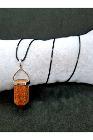 Unakit Doğal Taş Obelix Kolye