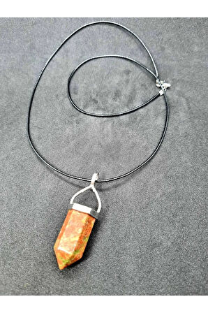 Unakit Doğal Taş Obelix Kolye