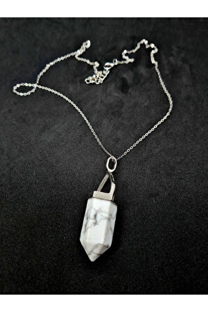 Sertifikalı Havlit Doğal Taş Obelix Kolye