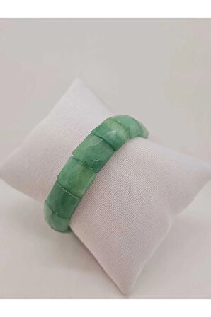 Doğal Taş Aventurin Taşı Rolex Bileklik