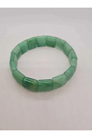 Doğal Taş Aventurin Taşı Rolex Bileklik