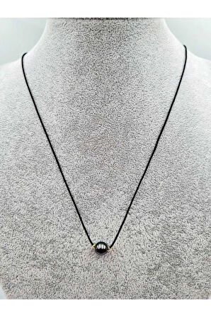 Balık Burcu Hematit Taşı Doğal Taş Kolye