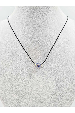 Kova Burcu Sodalit Taşı Doğal Taş Kolye