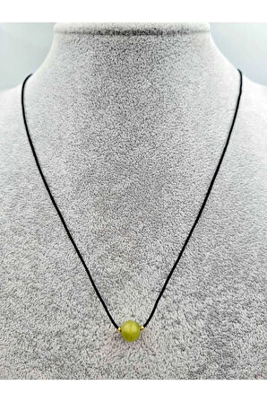 Yengeç Burcu Peridot Taşı Doğal Taş Kolye