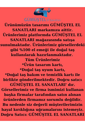 Doğal Taş Sevgili Bilekliği Sen Benim Dünyam Ben Sana Pervane