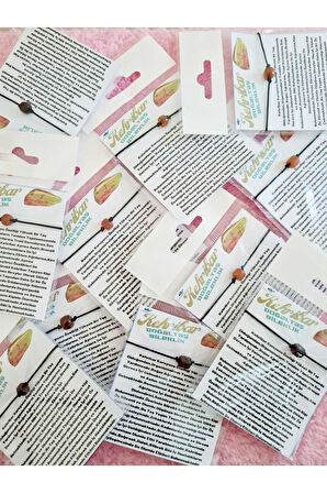 Doğal Kaya Kehribar Bileklik