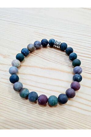 Doğal Hint Akik Taşı Bileklik AAA Kalite Orijinal Doğal Taş Sürpriz Hediyeli