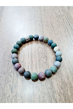 Doğal Hint Akik Taşı Bileklik AAA Kalite Orijinal Doğal Taş Sürpriz Hediyeli