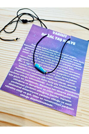 Varisit Doğal Taş Kolye