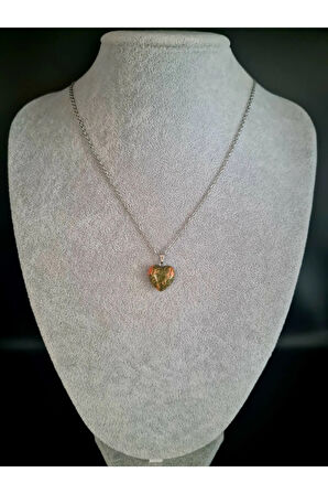 Unakit Kalp Model Minimal Kolye