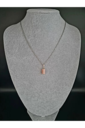 Aytaşı Doğal Taş Kolye Minimal Sevenler İçin AAA Kalite