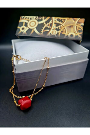 Mercan Doğal Taş Bileklik Özel Tasarım AAA Kalite