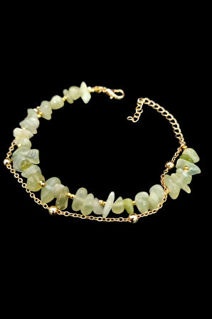 Sertifikalı Yeşim Doğal Taş Bileklik Özel Tasarım