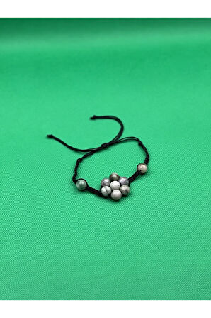 Afrika Yeşim Doğal Taş Bileklik Asansörlü Kilit Sistemi Aaa Kalite El Yapımı Bileklik 10mm