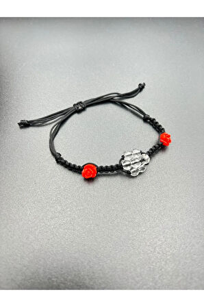 Kristal Kuvars Doğal Taş Bileklik Asansörlü Kilit Sistemi El Yapımı Bileklik 6mm