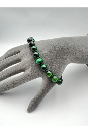 Kaplan Gözü Doğal Taş Bileklik Aaa Kalite El Yapımı Özel Tasarım