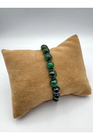 Kaplan Gözü Doğal Taş Bileklik Aaa Kalite El Yapımı Özel Tasarım