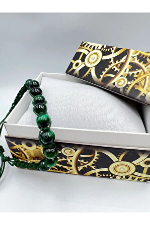 Kaplan Gözü Doğal Taş Bileklik Aaa Kalite El Yapımı Özel Tasarım