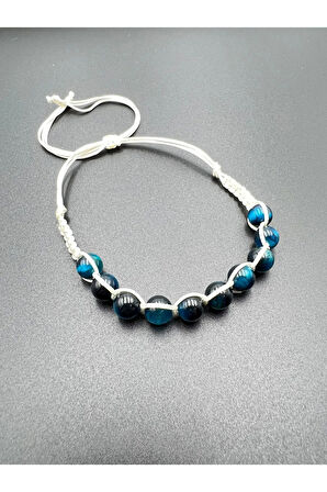 Kaplan Gözü Doğal Taş Bileklik Aaa Kalite El Yapımı Özel Tasarım