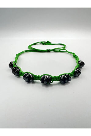 Hematit Doğal Taş Tasarım Bileklik AAA Kalite Hafıza Konsantrasyon Kıvrak Zeka