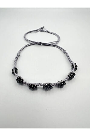 Hematit Doğal Taş Tasarım Bileklik AAA Kalite Hafıza Konsantrasyon Kıvrak Zeka