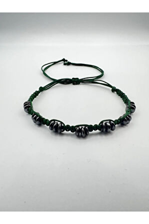 Hematit Doğal Taş Tasarım Bileklik