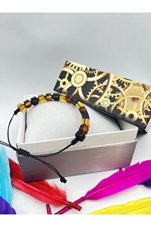 Sertifikalı Kehribar Bileklik Küp Kesim Aaa Kalite Asansörlü Kilit Sistemi