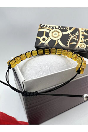 Sertifikalı Kehribar Bileklik Küp Kesim